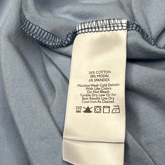 Eddie Bauer Outdoor Women’s Casual Dress Sleeveless Midi Cowl Neck Blue Size XS - Picture 8 of 13